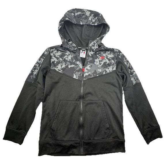 Russell Tech Fleece Full Zip Hoodie Jacket Kids XXL Size 18 - Picture 1 of 7